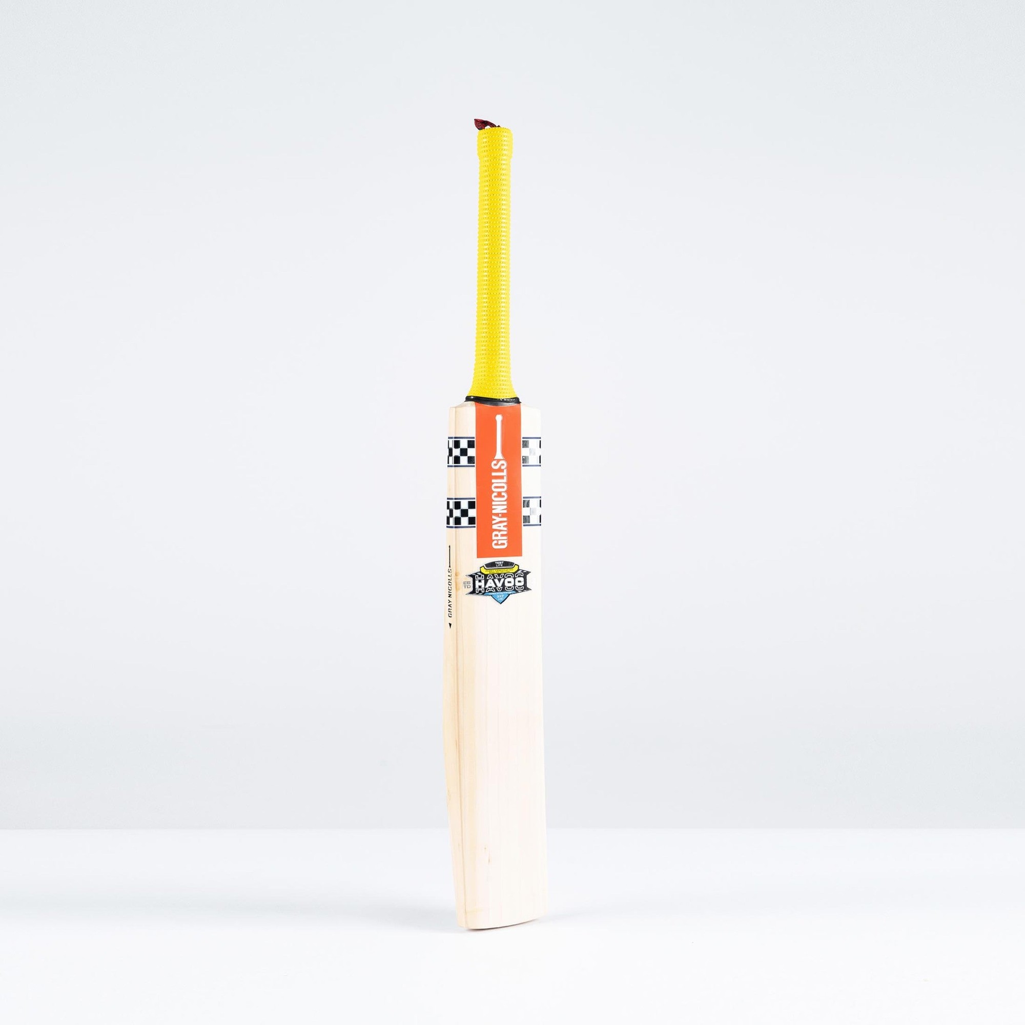 Gray-Nicolls Havoc HB317 Test Vlite Adult Cricket Bat - Size: Short Handle - Yellow - image 3