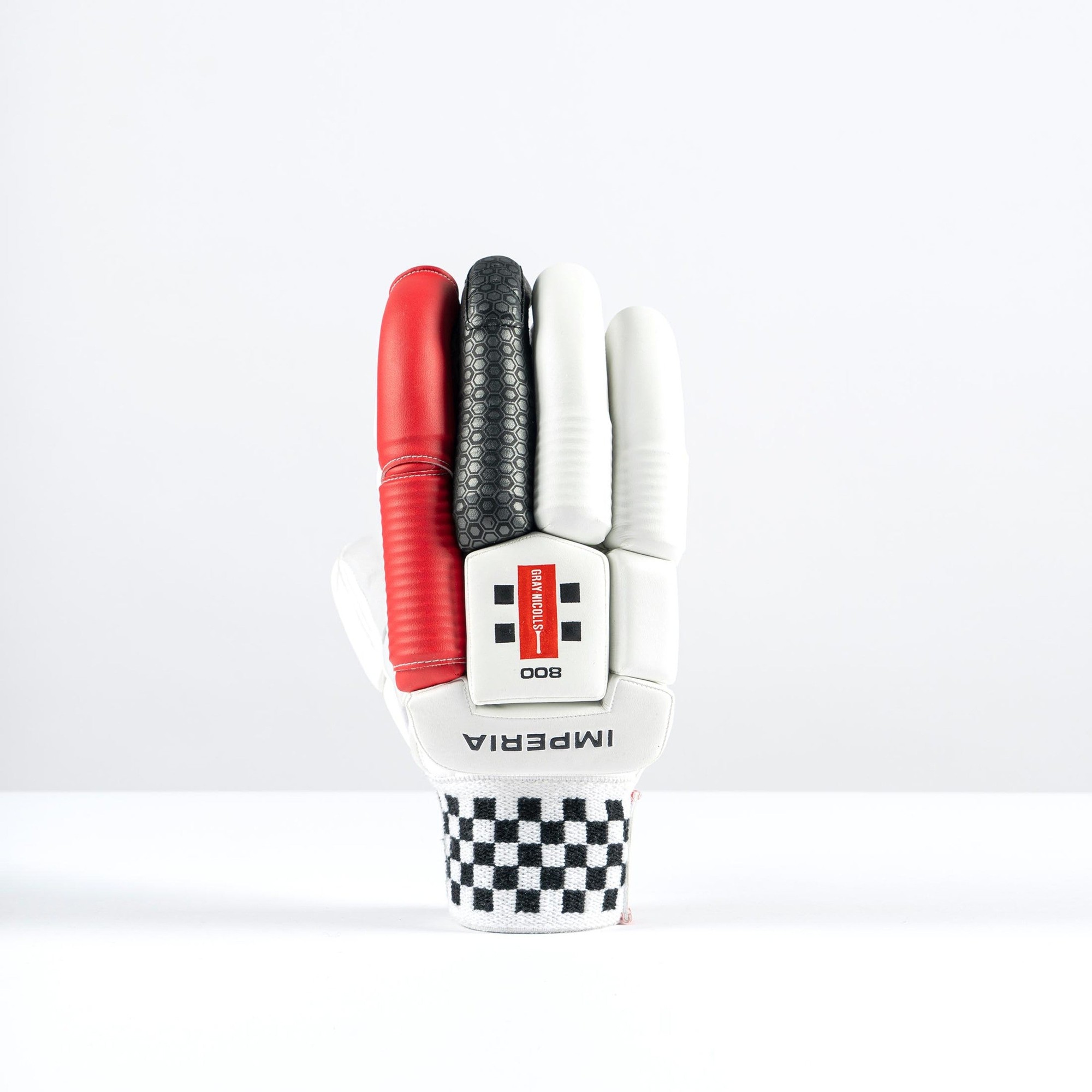Gray-Nicolls Imperia 1.0 800 Adult Batting Gloves - Size: LH - Small - White - image 2