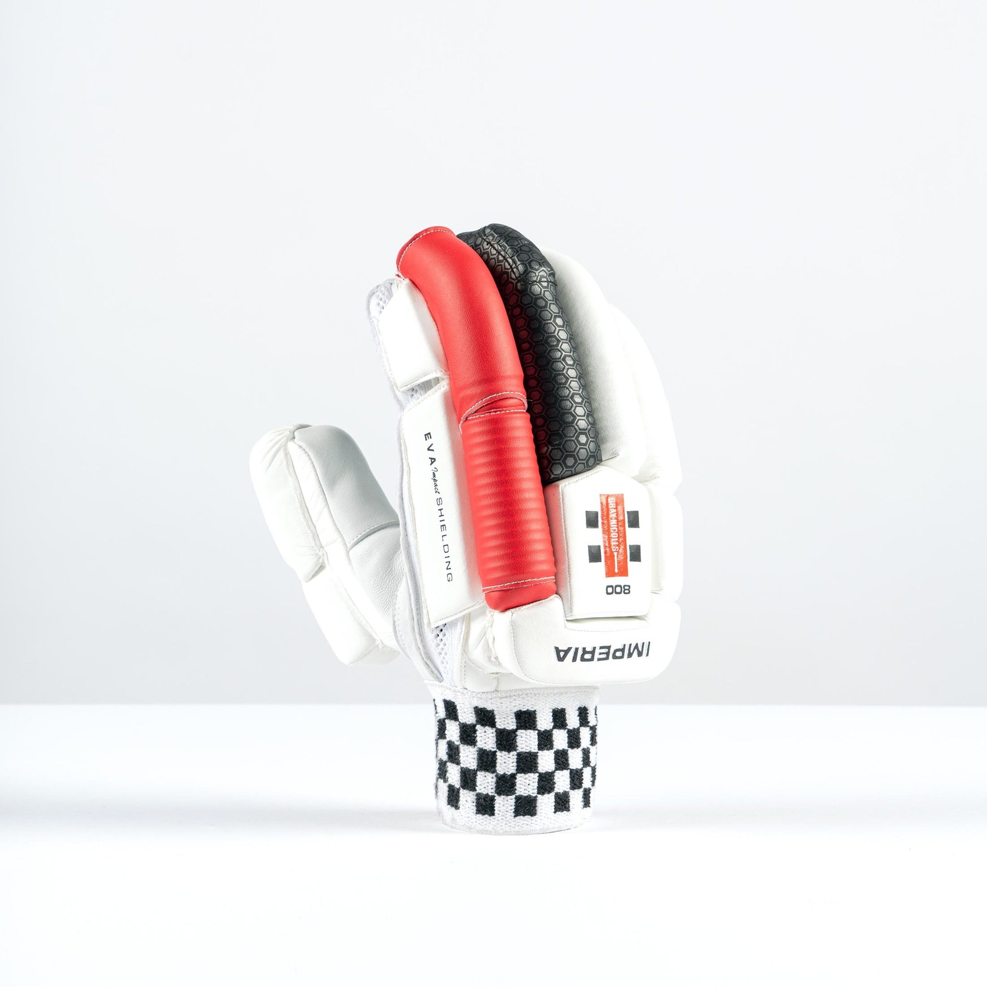 Gray-Nicolls Imperia 1.0 800 Adult Batting Gloves - Size: LH - Small - White - image 3