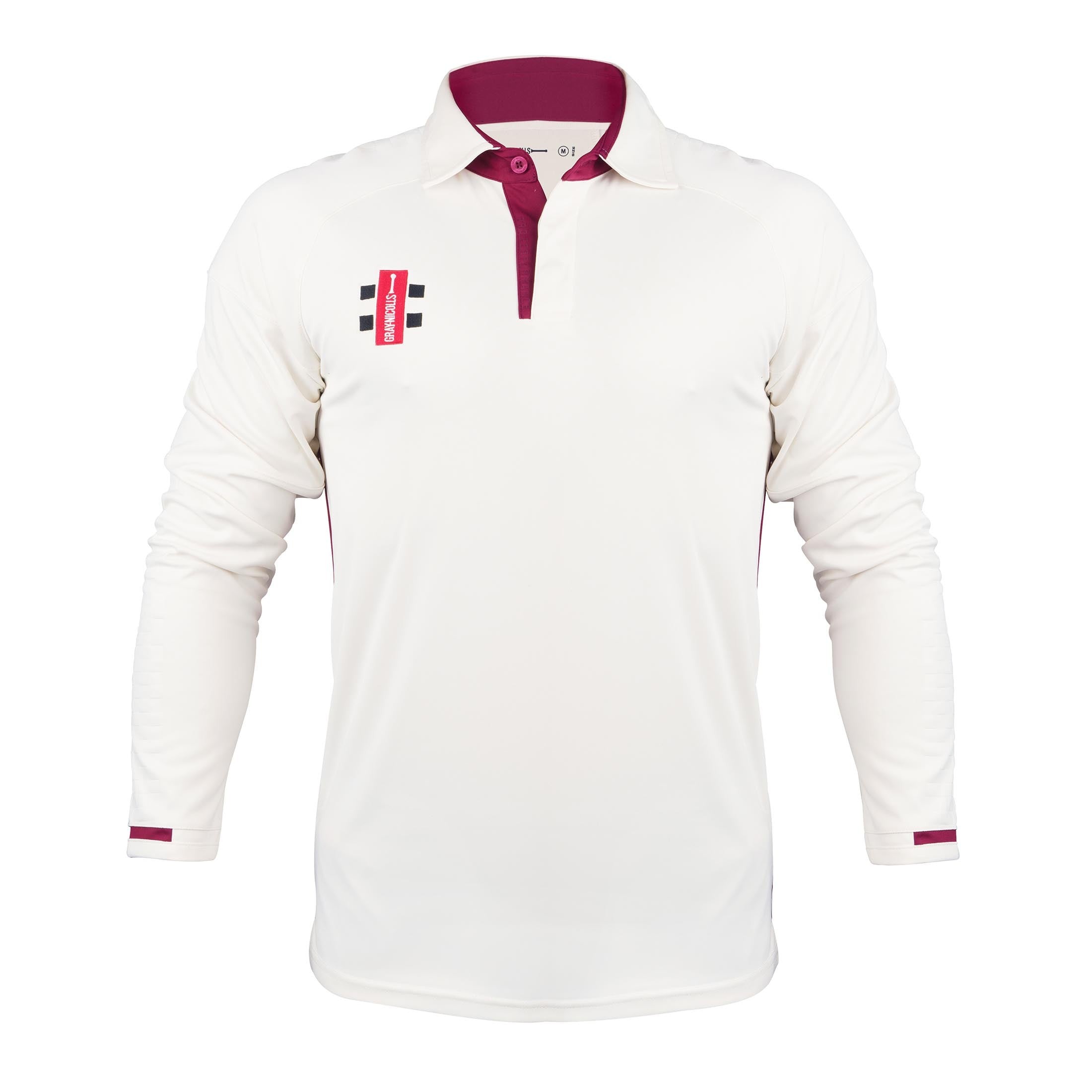 Gray-Nicolls Pro Performance V3 Long Sleeve Shirt - Size: 3XL - Ivory/Navy - image 3