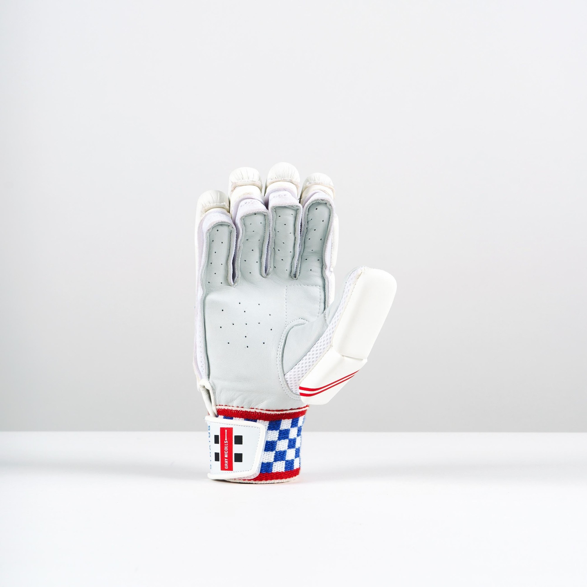 Gray-Nicolls Stratos 1.0 750 Batting Gloves - Size: RH - Small - White - image 4