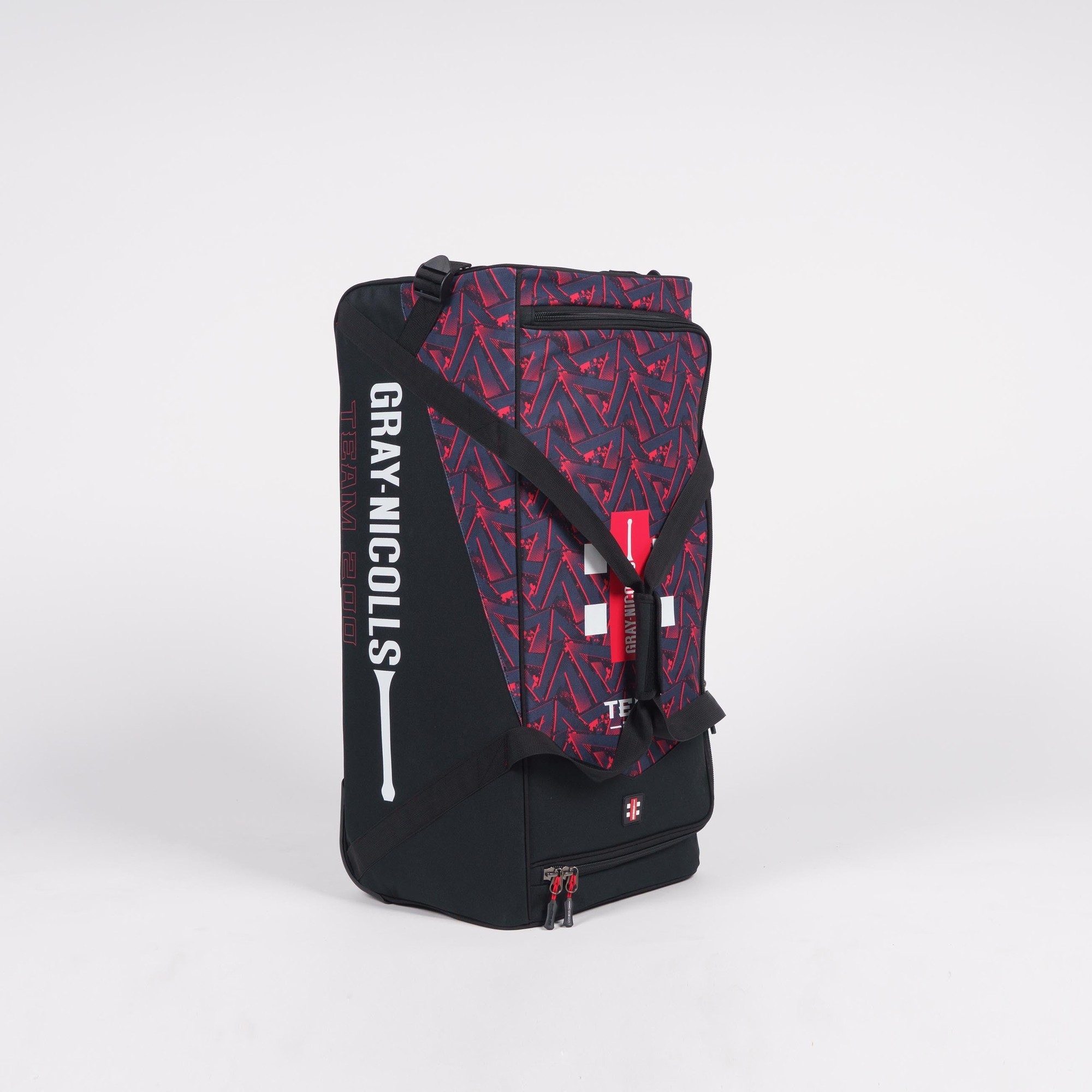 Gray-Nicolls Team 200 Wheelie Bag - Black/Cyan - image 2