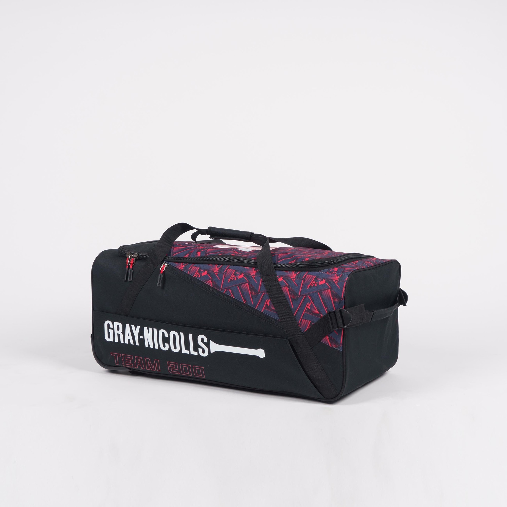 Gray-Nicolls Team 200 Wheelie Bag - Black/Red - image 3
