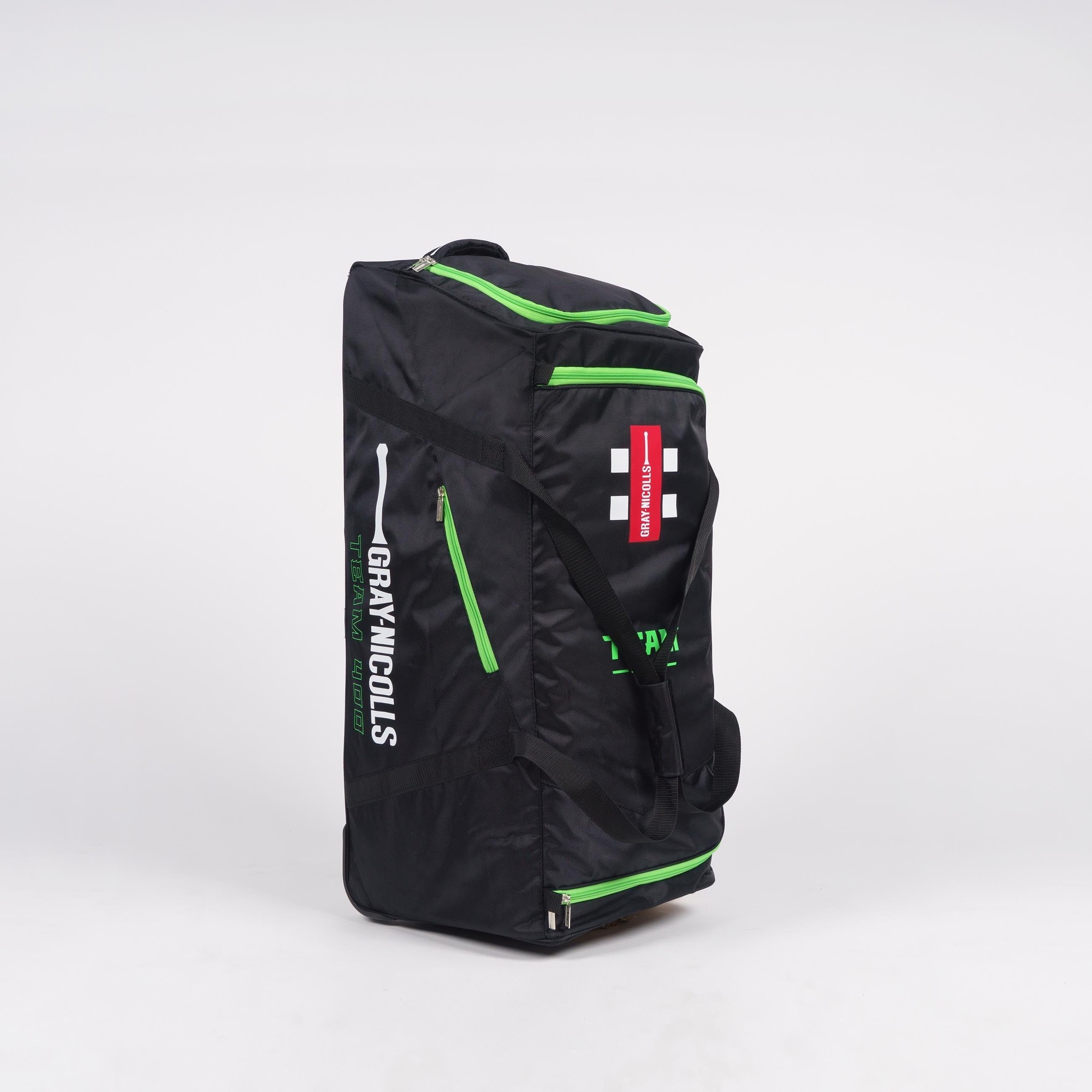 Gray-Nicolls Team 400 Wheelie Bag - Black/Silver - image 2