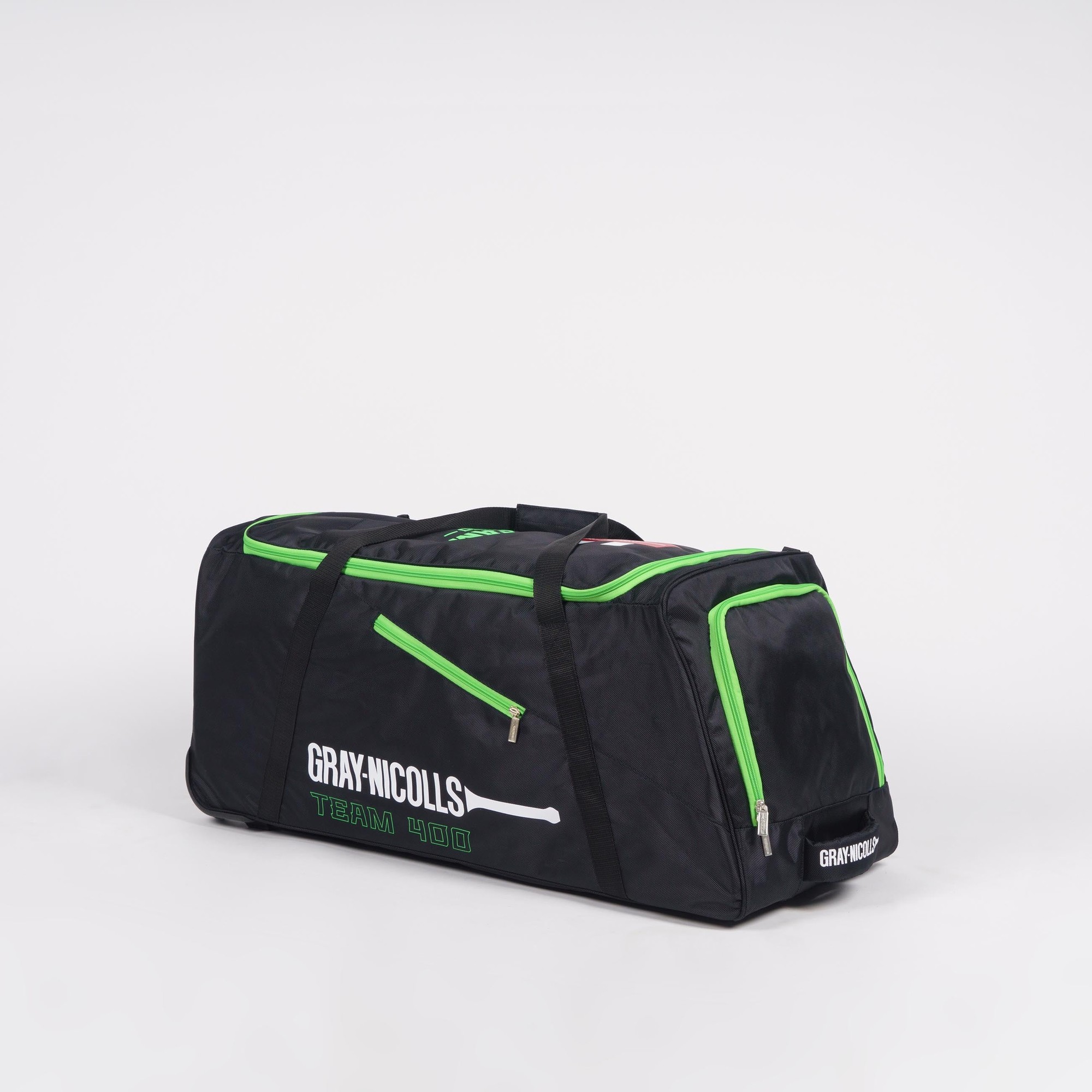 Gray-Nicolls Team 400 Wheelie Bag - Black/Silver - image 4