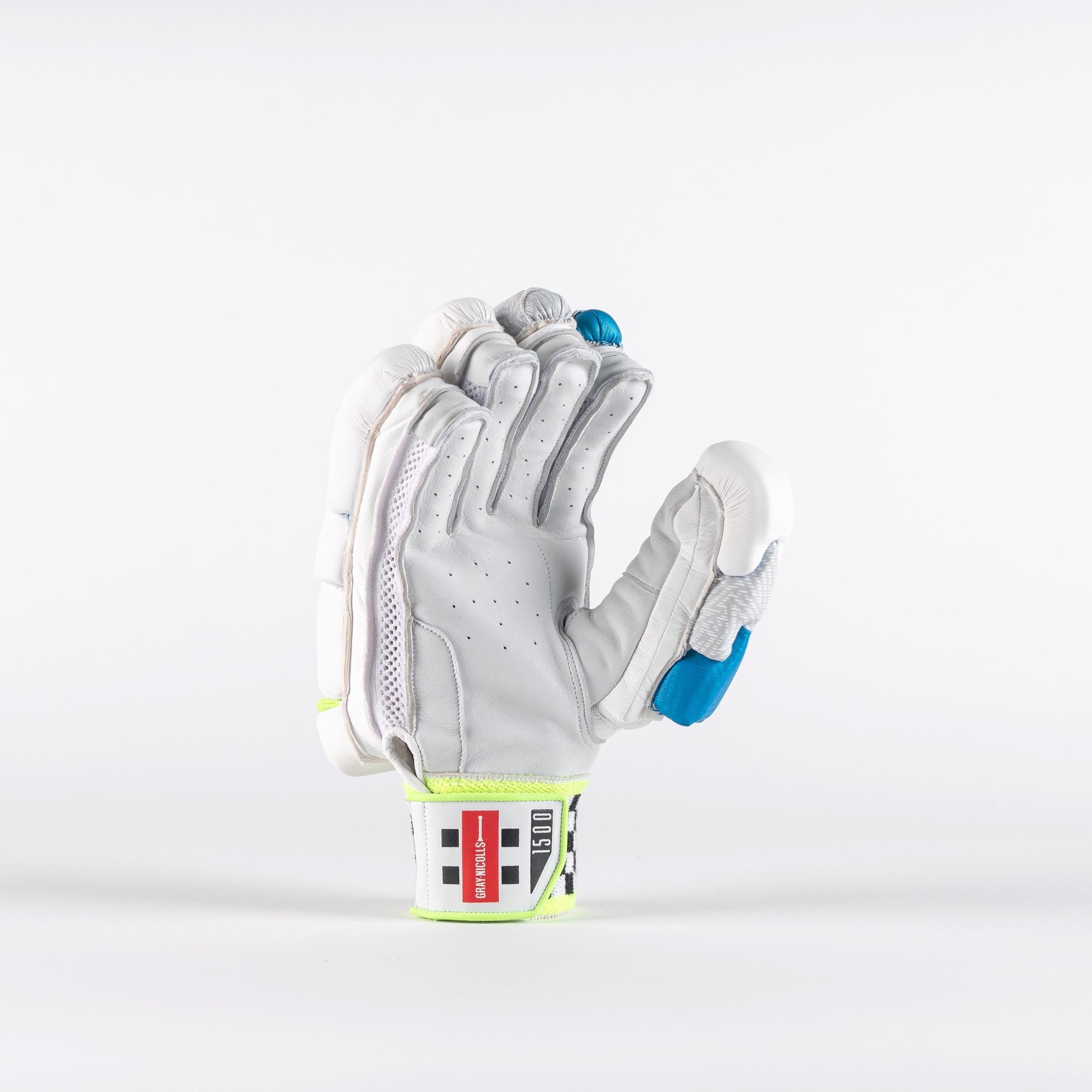Gray-Nicolls Tempesta 1.0 1500 Batting Gloves - Size: RH - Large - White - image 4
