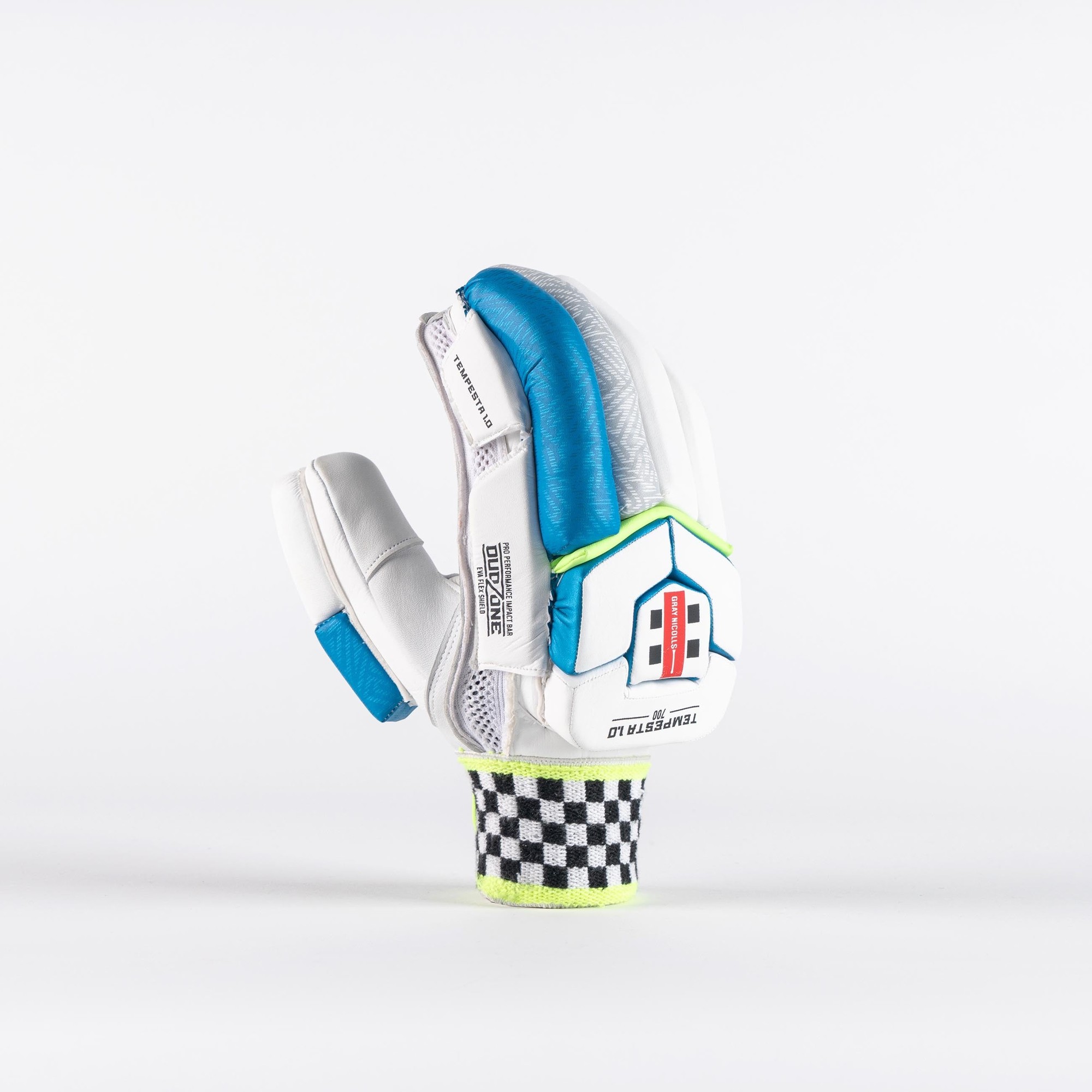 Gray-Nicolls Tempesta 1.0 700 Batting Gloves - Size: LH - Youth - White - image 3