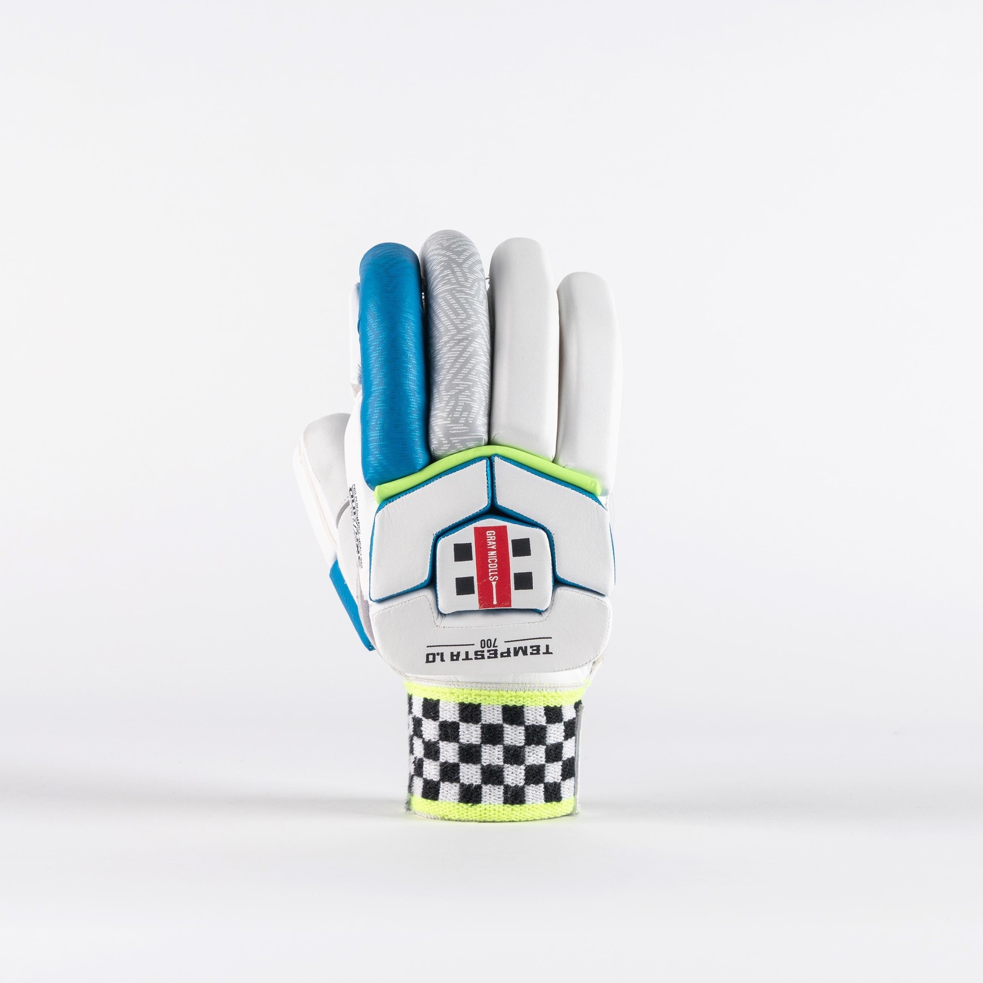 Gray-Nicolls Tempesta 1.0 700 Batting Gloves - Size: RH - Youth - White - image 2