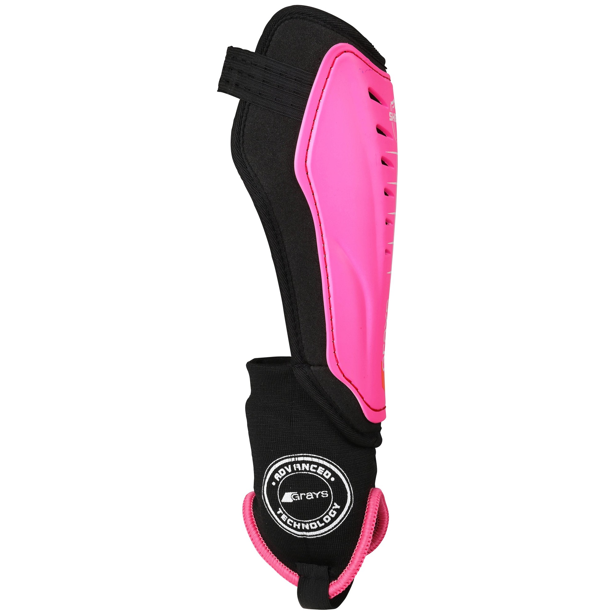 Grays Shield Shinguards - Size: L - Red - image 4
