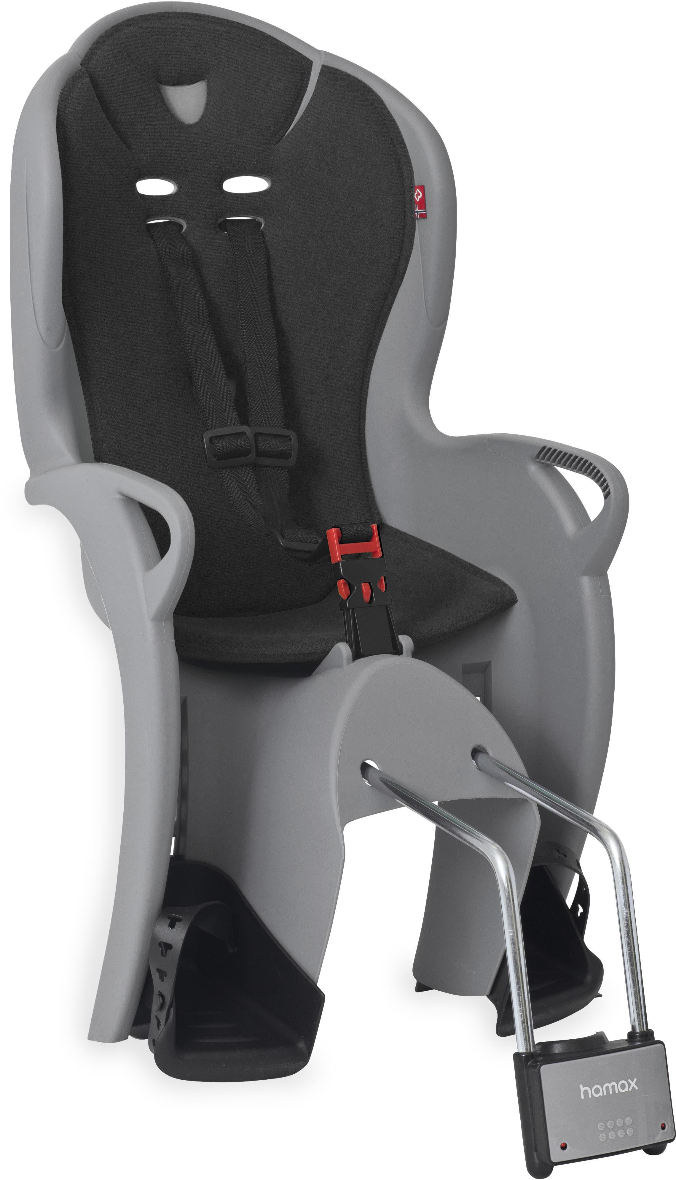 Hamax Kiss Child Bike Seat - Grey / Black - image 2