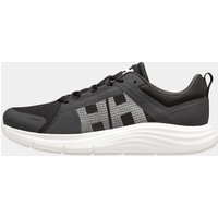 Black Helly Hansen men’s marine shoes, size 11, with mesh upper, white sole, and large HH logo on the side.