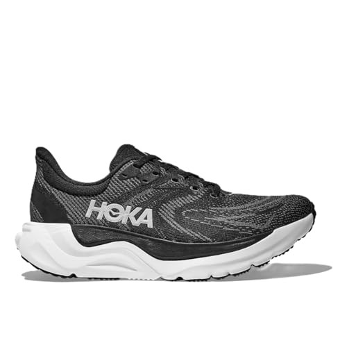 HOKA Women's HOKA Arahi 8 Shoes 7.5 Wide Black/White