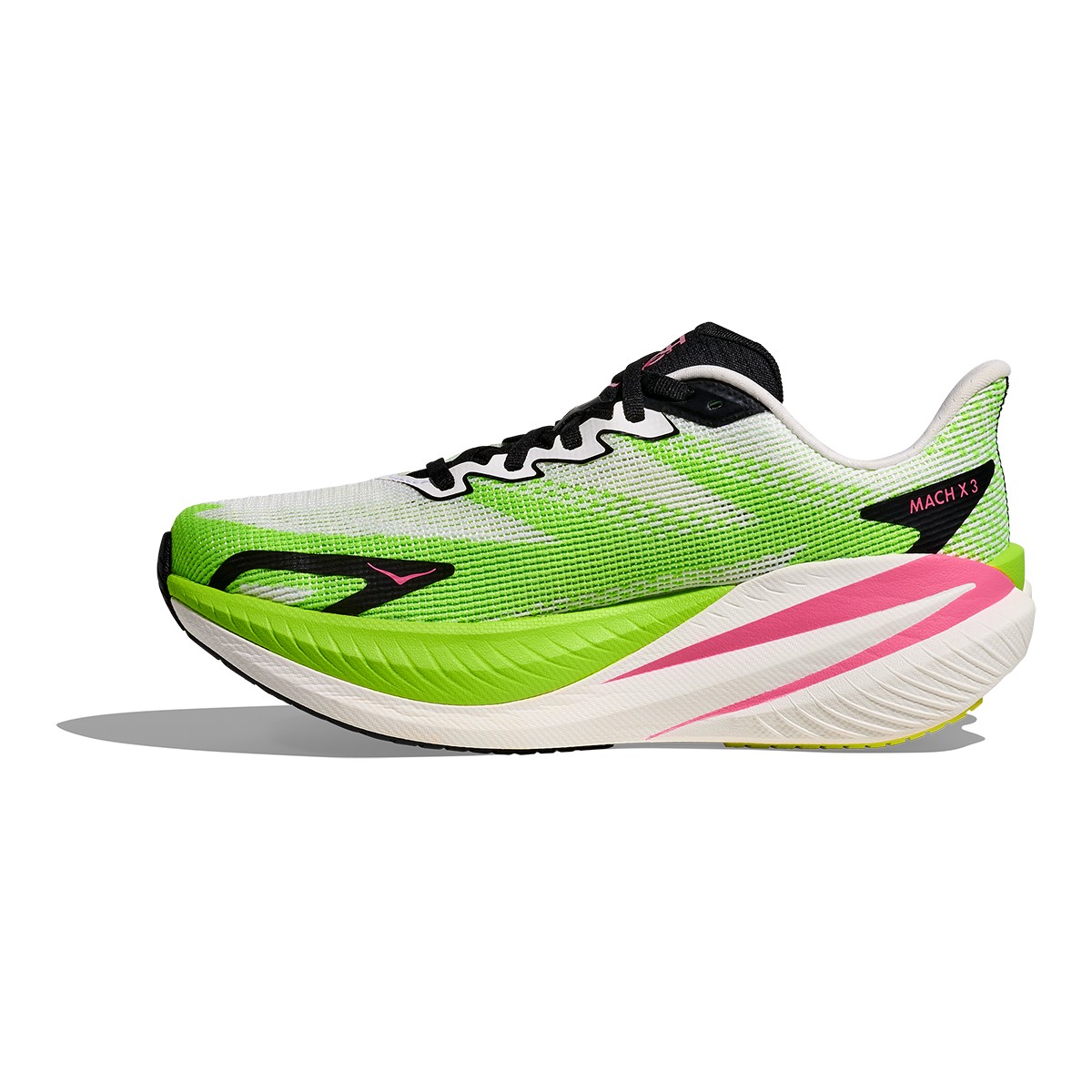 Hoka Mach X 3 Womens | Neon Rose / Neon Tangerine - Pink / Standard / 7.5 - image 3