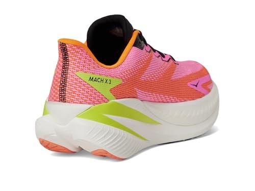 Hoka Mach X 3 Womens | Neon Rose / Neon Tangerine - Pink / Standard / 8 - image 3