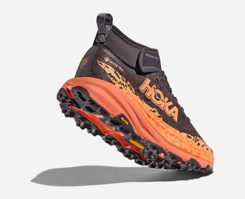 Hoka Speedgoat 6 Mid Gore-tex Womens | Galaxy / Guava - Pink / Standard / 7.5 - image 4