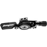 Black Hope Dropper Lever with textured grip, silver mounting bracket, and cylindrical adjustment knob.