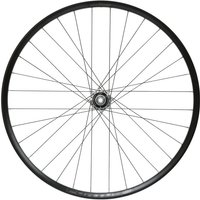 Silver Hope Fortus 30W SC Pro5 rear wheel, 27.5-inch, 148x12mm Boost, 6-bolt, standard aluminum rim with black spokes.