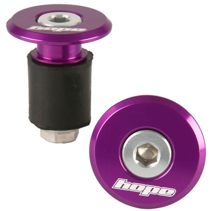 Hope Hope Grip Doctor Bar End Plugs Purple