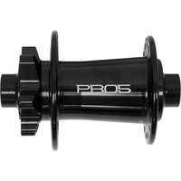 Black Hope Pro 5 front hub with 6 bolt design, 100mm width, and white "Pro 5" text on the side.