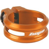Orange Hope Seat Clamp BOLT ST with logo, sleek design, and rounded edges for bicycle seat post.