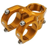 Orange Hope Trail Stem, 50mm length, 31.8mm clamp, with silver bolts and a sleek, angular design.