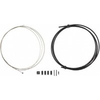 Jagwire Pro Dropper Kit with black housing, stainless steel cable, and small metal fittings for bike seatposts.