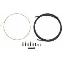 Jagwire Pro Shift Kit 1x with black housing, inner cables, and small metal ferrules for bicycle gear shifting.