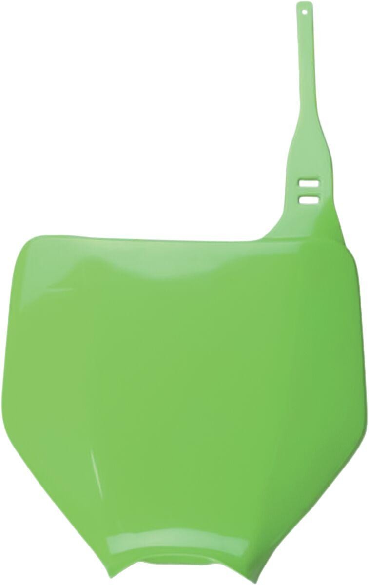 UFO KA03740#026 - KA03740#026 - UFO Front Number Board - Kawasaki KX 125/250 2003-04, KX500 2003 - Green