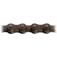 KMC S1 Wide Chain, 112 links, metallic finish, sturdy construction, visible connecting pins and plates.