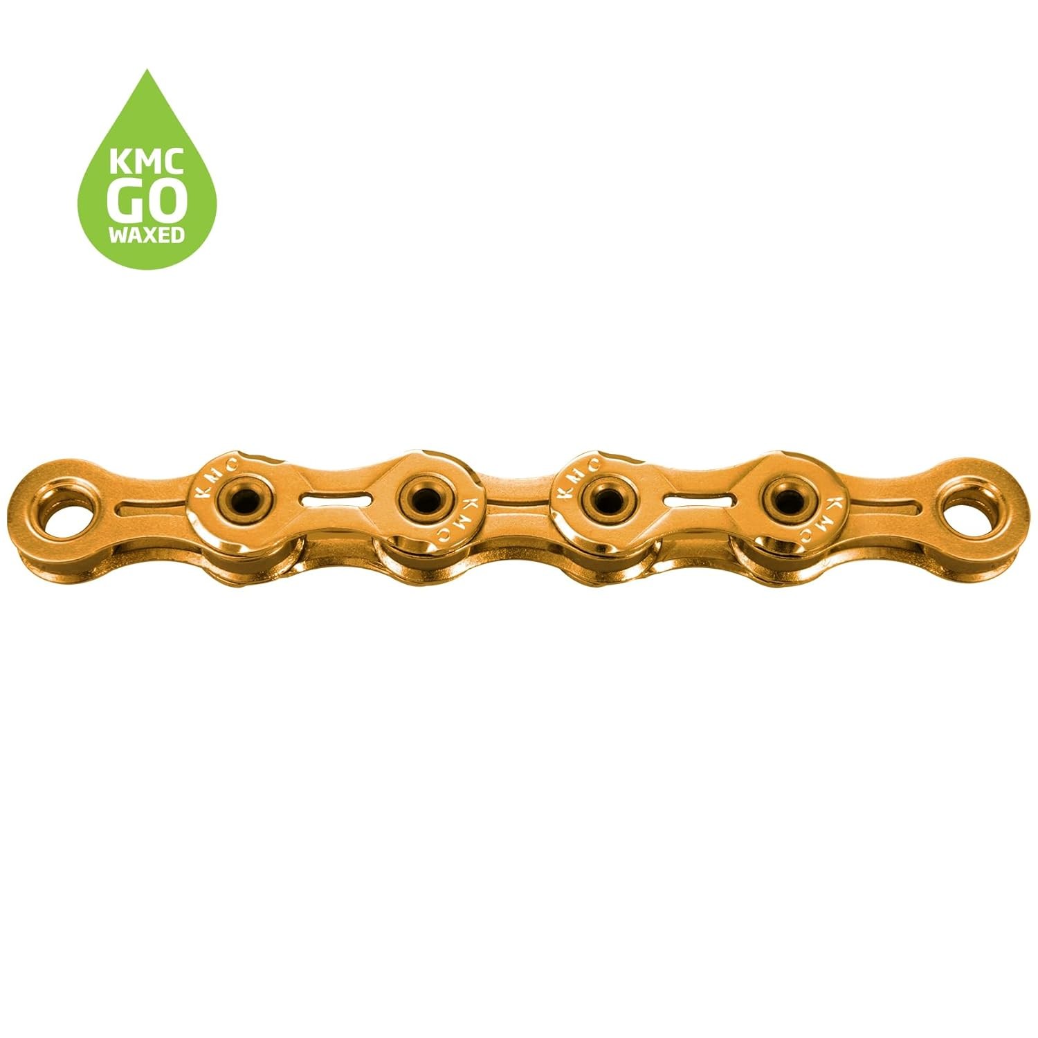 KMC X11-SL Waxed 11-Speed Chain 118L - Gold - image 2