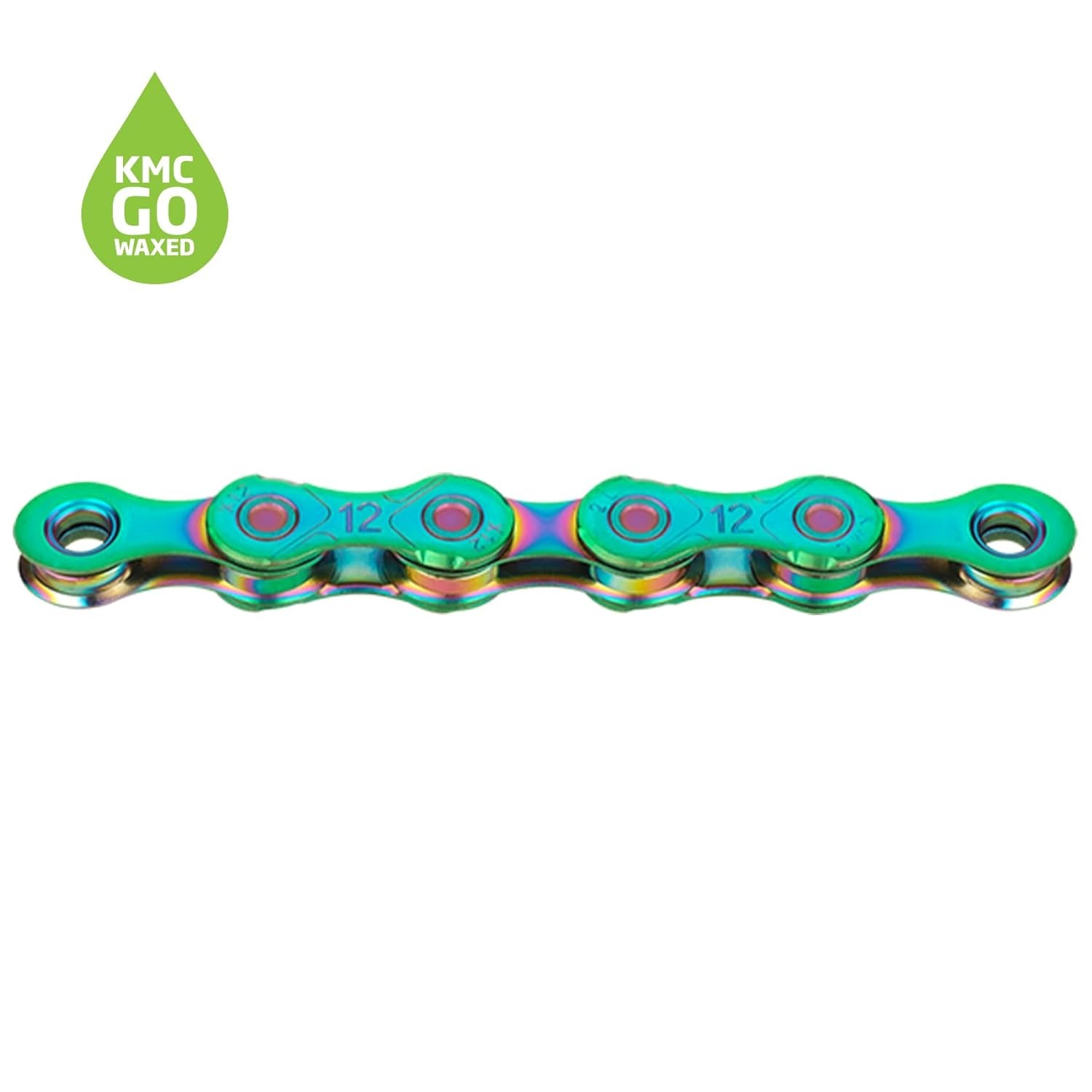 KMC X12 Waxed 12-Speed Chain - Oil Slick - image 3