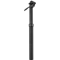Black KS Suspension eTen dropper seatpost with 31.6mm diameter and 125mm travel, featuring a sleek design.