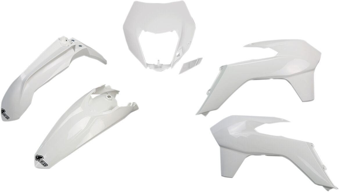 KTKIT524F@047 - UFO Plastics Kit For KTM EXC125 2014-2016 - White - image 2