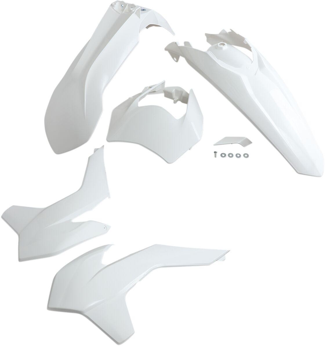 UFO KTKIT524F@047 - UFO Plastics Kit for KTM EXC125 2014-2016 - White