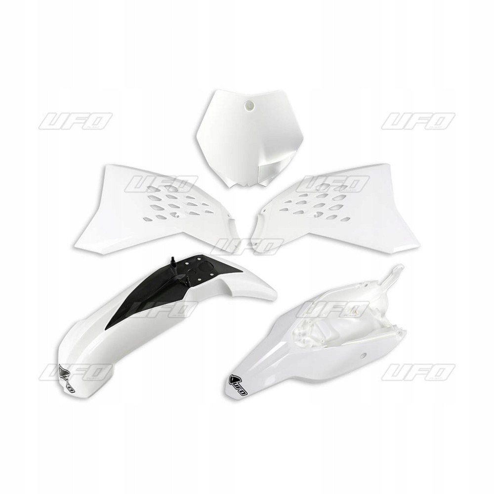 UFO KTKIT525@047 - UFO Plastics Kit for KTM SX65 2012-2015 - White