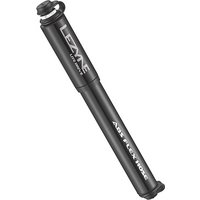 Black Lezyne Lite Drive HP hand pump with ABS Flex Hose and sleek cylindrical design.