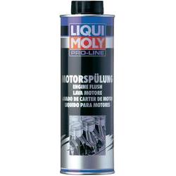 Liqui Moly 2427 Pro-Line Engine Flush in a 500ml metal can, featuring a blue and silver design with German text, highlighting engine cleaning benefits.