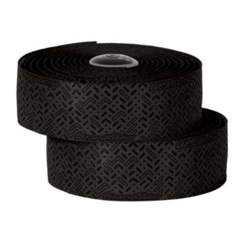 Lizard Skins DSP Ultra Bar Tape in jet black, featuring a textured surface for grip, rolled into two coils, with a thickness of 2.7mm for comfort and performance.