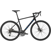 Black Marin Gestalt road bike with drop handlebars, disc brakes, and sleek frame design.
