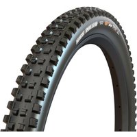 Black Maxxis High Roller III folding bike tyre with knobby tread pattern and white sidewall lettering.