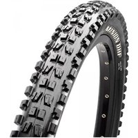 Black Maxxis Minion DHF 27.5" MTB tyre with aggressive tread pattern and EXO/TR sidewall branding.