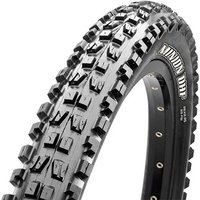 Maxxis Minion DHF tyre, 27.5x2.6 inch, black with aggressive tread pattern and folding design.