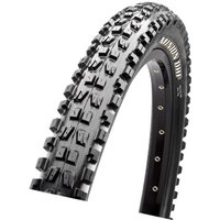 Black Maxxis Minion DHF tyre, 27.5 inch, folding, with knobby tread pattern and sidewall branding.