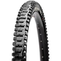 Black Maxxis Minion DHR II 29" MTB tyre with aggressive tread, folding design, EXO protection, and tubeless ready feature.