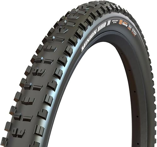 Maxxis Minion DHR II tubeless tyre in black, measuring 29 x 2.5 inches, features a folding design, 120 TPI, and 3C MaxxTerra compound for enhanced grip and durability.