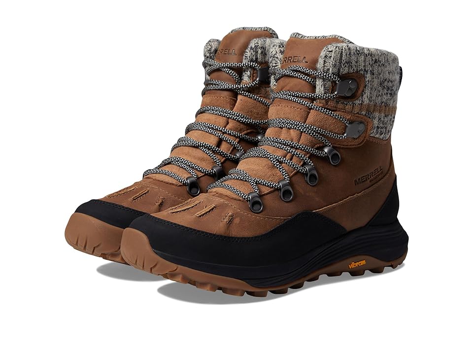 Merrell Siren 4 Thermo Mid Zip Leather Women's Tobacco Hiking Boots - image 5