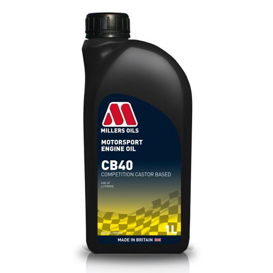 Millers Oils Millers Oils CB40 Castor Based Engine Oil - 1 Litre
