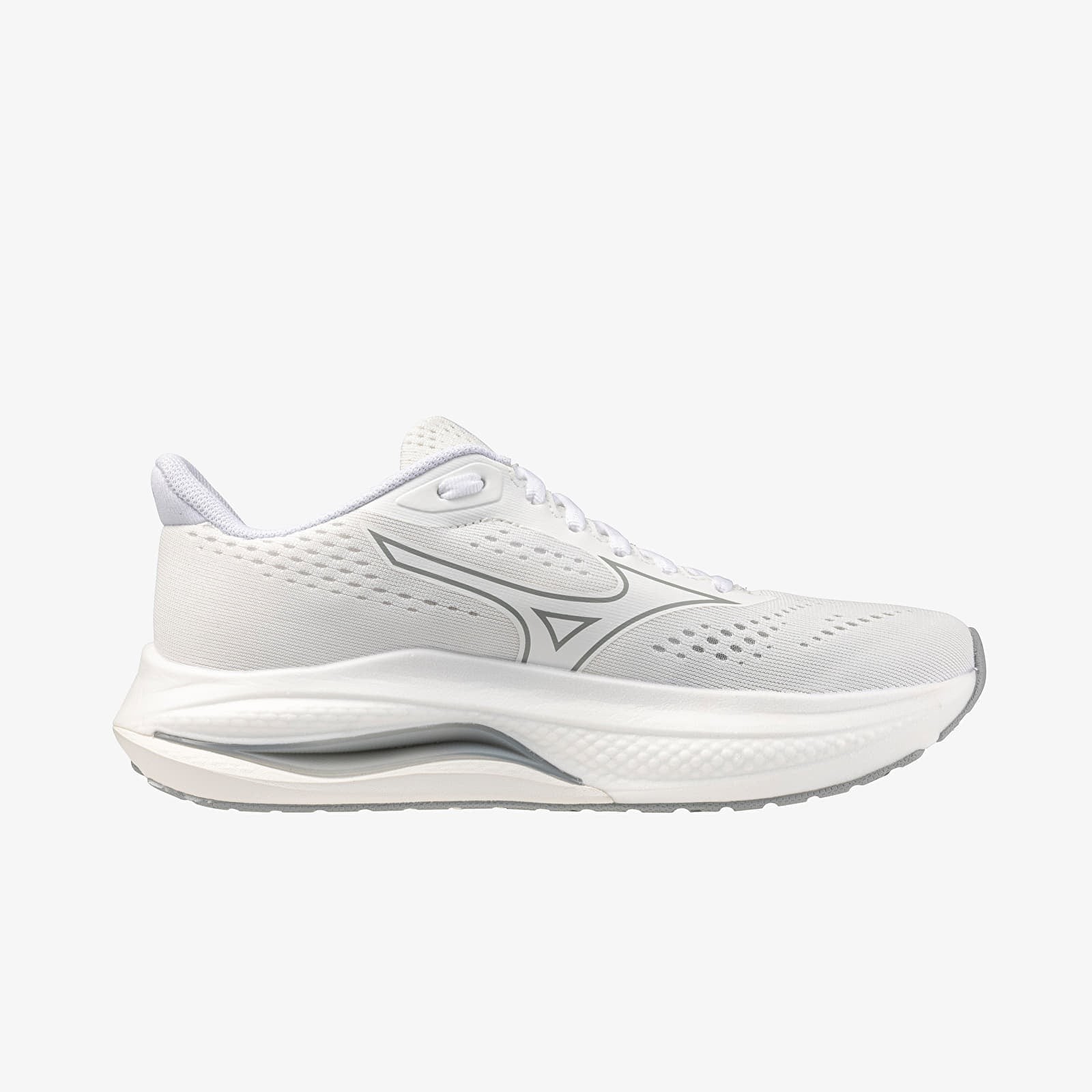 Mizuno Wave Inspire 22 Womens | White/white/harbor Mist - White / 6.5 / Standard - image 3