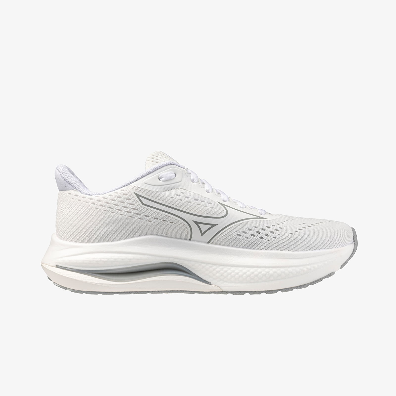 Mizuno Wave Inspire 22 Womens | White/white/harbor Mist - White / 6 / Standard - image 3