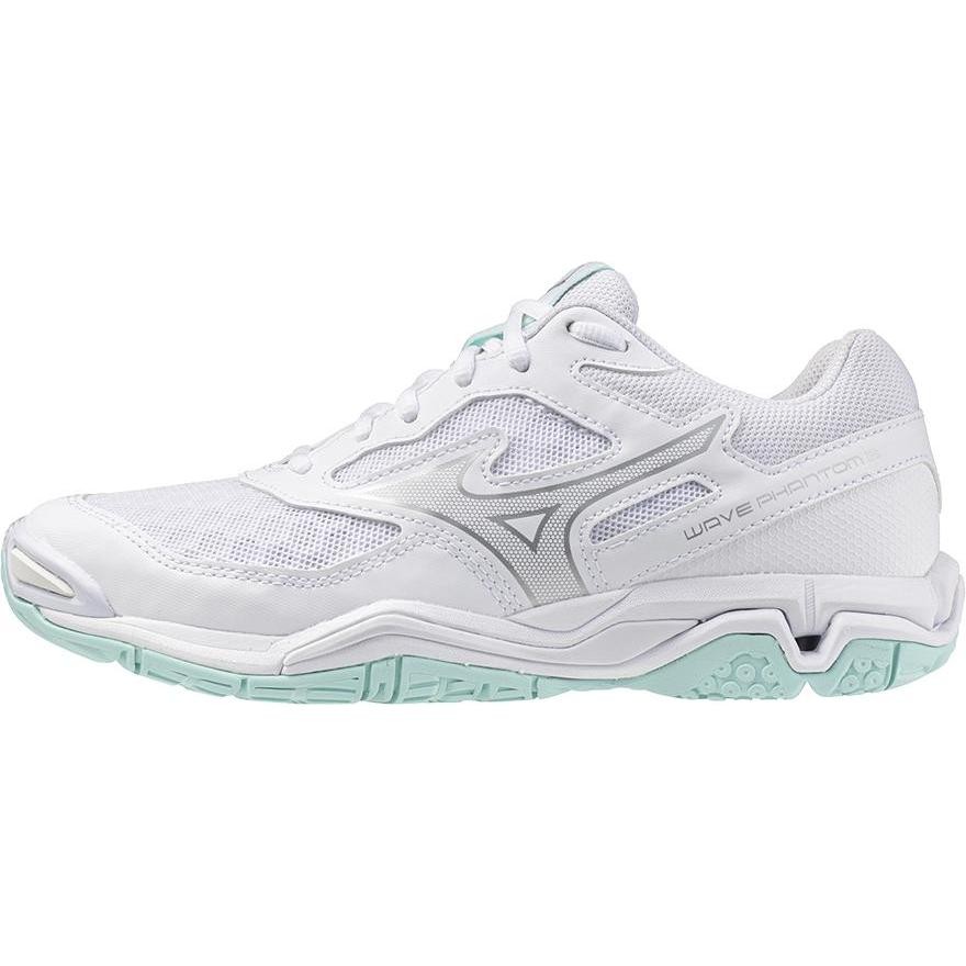 Mizuno Mizuno Wave Phantom 3 Womens | White/Blue Tint - White / 8.5 / Standard